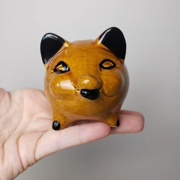 Vintage Mini Handpainted Piggy Bank - Picture 11 of 11